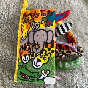 Jollybaby Jungly Tail Baby Story Book Soft Crinkle Toy